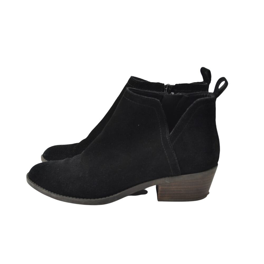 Lucky Brand Fallila Women's Size 8 Black Ankle Boots Booties